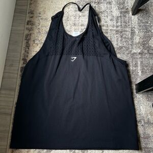 Gymshark Black Perforated Sports Bra